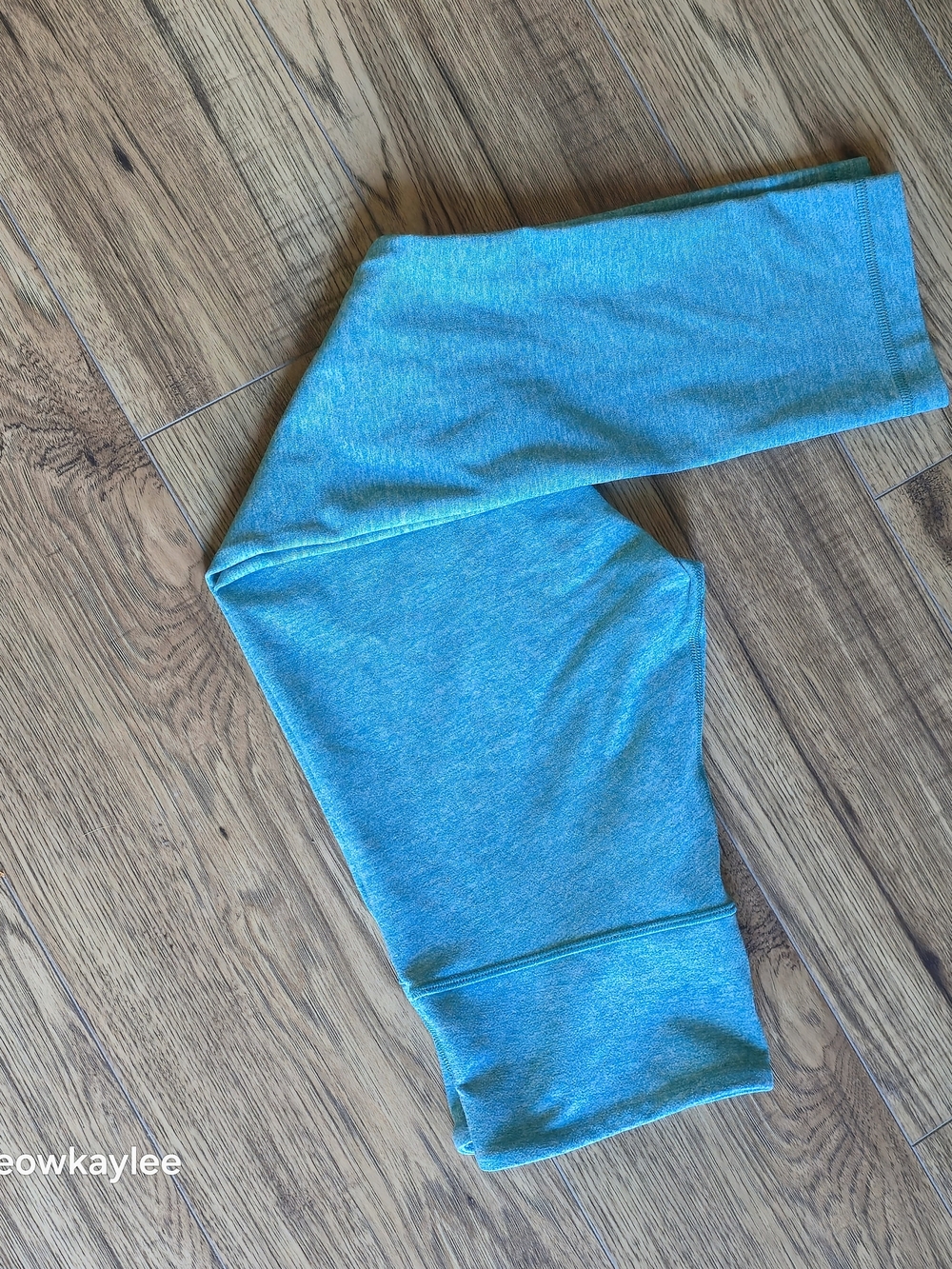 Lululemon Align High-Rise Crop Leggings Heathered Tidewater Teal Size 6 NWOT